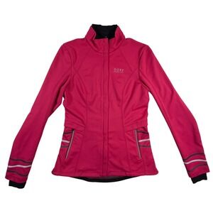 Gore Running Wear Womens XS Pink Windstopper‎ Softshell Jacket JWSMYL Reflective